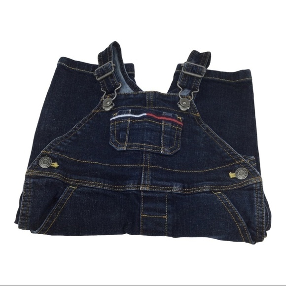#018 Tommy Hilfiger baby big flag bib overalls - Picture 13 of 13